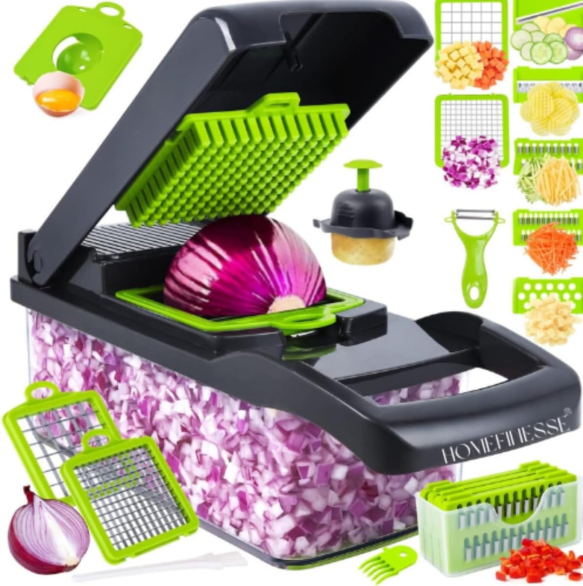 16 in 1 Vegetable Slicer Cutter Multi-Use Kitchen Tool