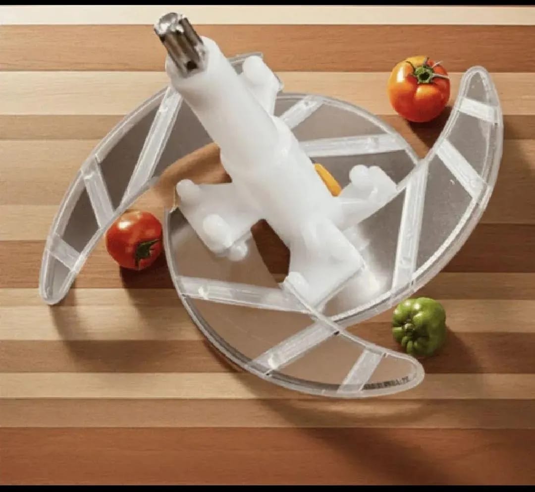 2.0 Litre Manual Meat & Veg Push Chopper with Stainless Steel Bowl