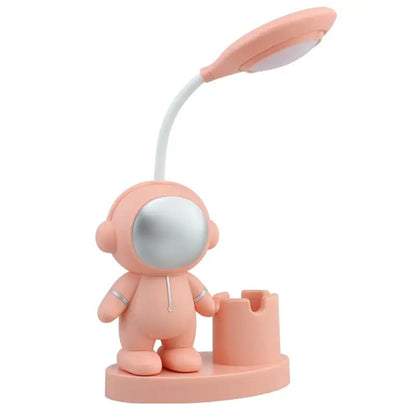 Rechargeable Astronaut LED Desk Lamp with Pen Holder | Cute Study Table Lamp for Students & Kids