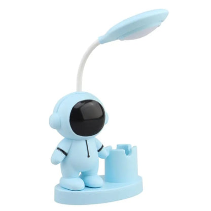 Rechargeable Astronaut LED Desk Lamp with Pen Holder | Cute Study Table Lamp for Students & Kids
